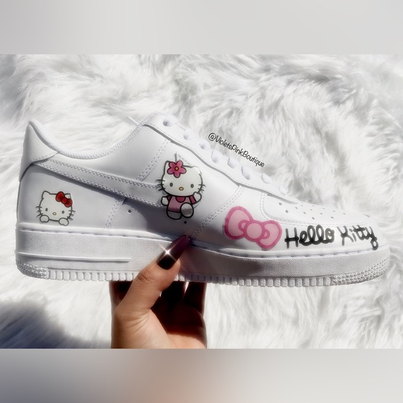 hello kitty custom air forces